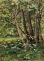 Fleurs de forêt paysage classique Ivan Ivanovitch